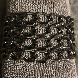 Gunmetal Chain Bracelet
